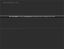 Tablet Screenshot of becaslatinas.org